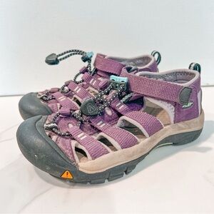 Keen Newport Purple Waterproof Washable Sport Sandal Shoe Kids 12